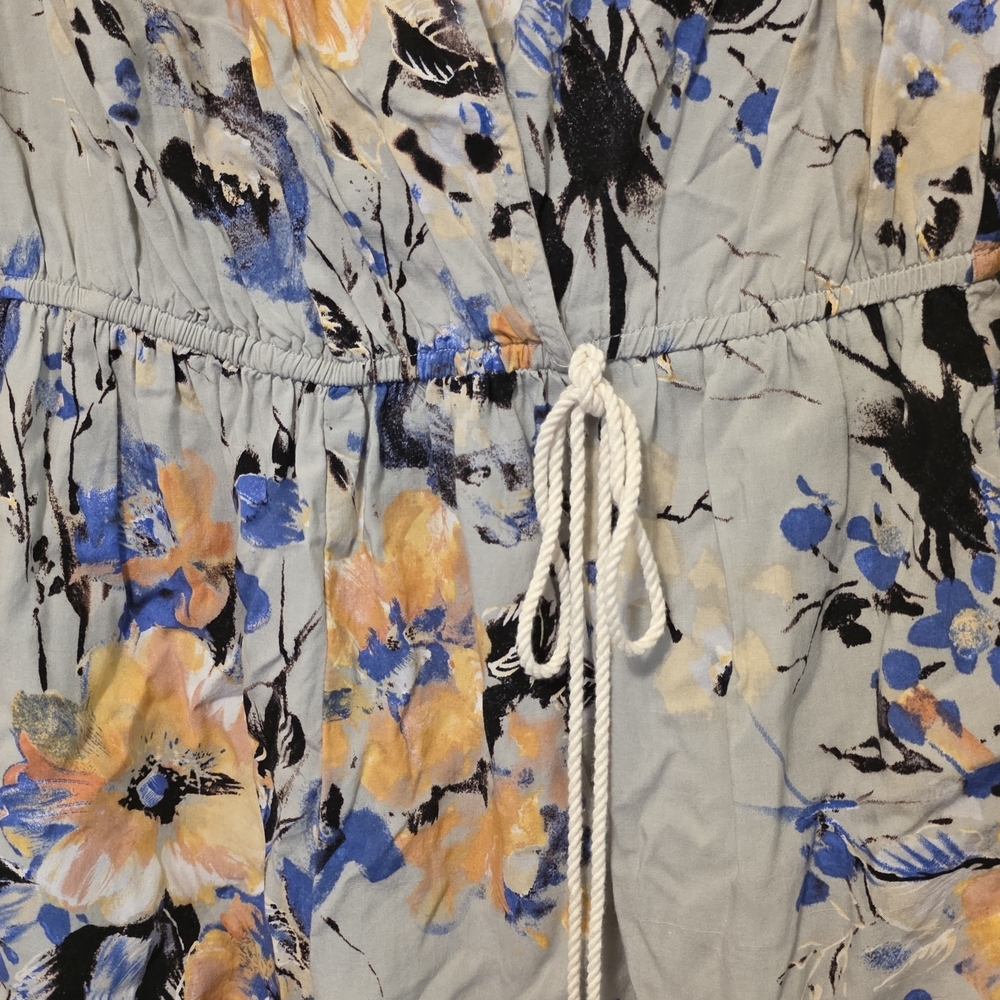 Umgee Boho Chic Romper Floral Print Sz Medium - Picture 4 of 10